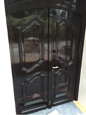 buitendeur geschilderd