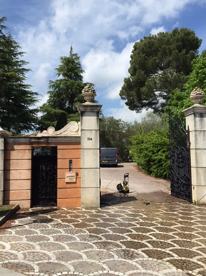 tuinafscheiding onbehandeld